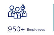 950+ Employees