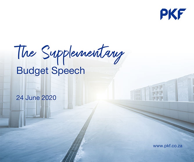 Supplementary Budget Speech 2020 - Tax Overview